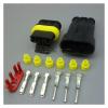 ARETV 1.5 Kit 1/2/3/4/5/6 Pin Internal Thread External Thread Waterproof Wire and Cable Car Connector Car(Color:3P 1pair Male female-01) view 1
