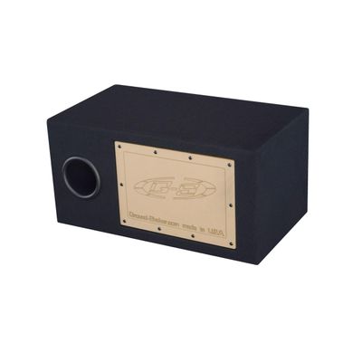 DirectNine Basics 10"" Single Bandpass Sub Box Subwoofer Enclosure Single Ported Vented Sub Box, BPR110