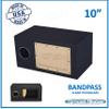 DirectNine Basics 10"" Single Bandpass Sub Box Subwoofer Enclosure Single Ported Vented Sub Box, BPR110 view 2