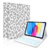 TopPerfekt for iPad 9th Generation Keyboard Case 10.2" 2021, Magnetically Absorbent, Auto Sleep/Wake, Pencil Holder for iPad 8th Gen 2020, 7th Gen 2019, Air 3rd, pro 10.5" (Grey Leopard) view 1