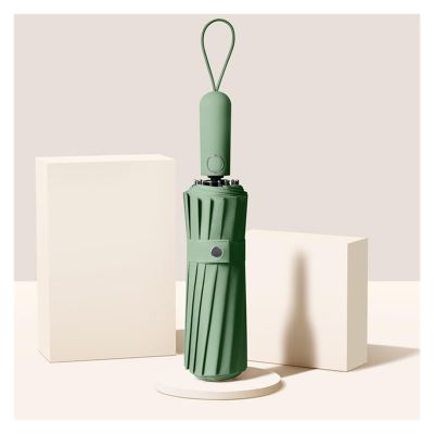 RENEESME Umbrellas for Rain 48 Rib Fair Umbrella Plus Large Umbrella Automatic Large Umbrella Parasol Folding Umbrella Strong Umbrella for Wind and Rain(Color:C)