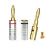 20pcs/10pairs Banana Plugs Gold-Plated 4MM Banana Connector with Screw Lock(Color:with Naxxxxchi) view 4