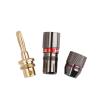 WUZDPRCJ 16PCS Speaker Banana Plug Connector Gold Plated Brass Speaker Adapter Audio Video Banana Connectors, 8 red and 8 black view 4