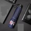 RENEESME Umbrellas for Rain Umbrella Double Men's Business Umbrella Sunny Umbrella Outdoor Parasol Strong Umbrella for Wind and Rain(Color:A) view 4