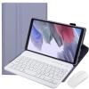 Aidashine Keyboard Case for Samsung Galaxy Tab A7 Lite 8.7" 2021 (SM-T220/T227U) with S Pen Holder, Wireless Keyboard Detachable, Bluetooth Mouse,Purple view 1