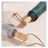 RENEESME Umbrellas for Rain 16 Rib Folding Umbrella Golden Frame Large Umbrella Rain Or Shine Umbrella 16 Rib Umbrella Strong Umbrella for Wind and Rain(Color:A) view 3