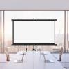 FAFACAI Projector Screen with Stand, Portable Indoor Outdoor Projector Screen Fordable, 4:3/16:9 HD Wrinkle-Free Mobile Standalone Movie Screen, for Movies, Conferences, Games (72) (84inch 16:9) view 4