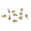 10 Pcs Nickel 6.35mm 1/4 Inch Mono TS Panel Chassis Mount Jack Audio Female Connector Solder view 4