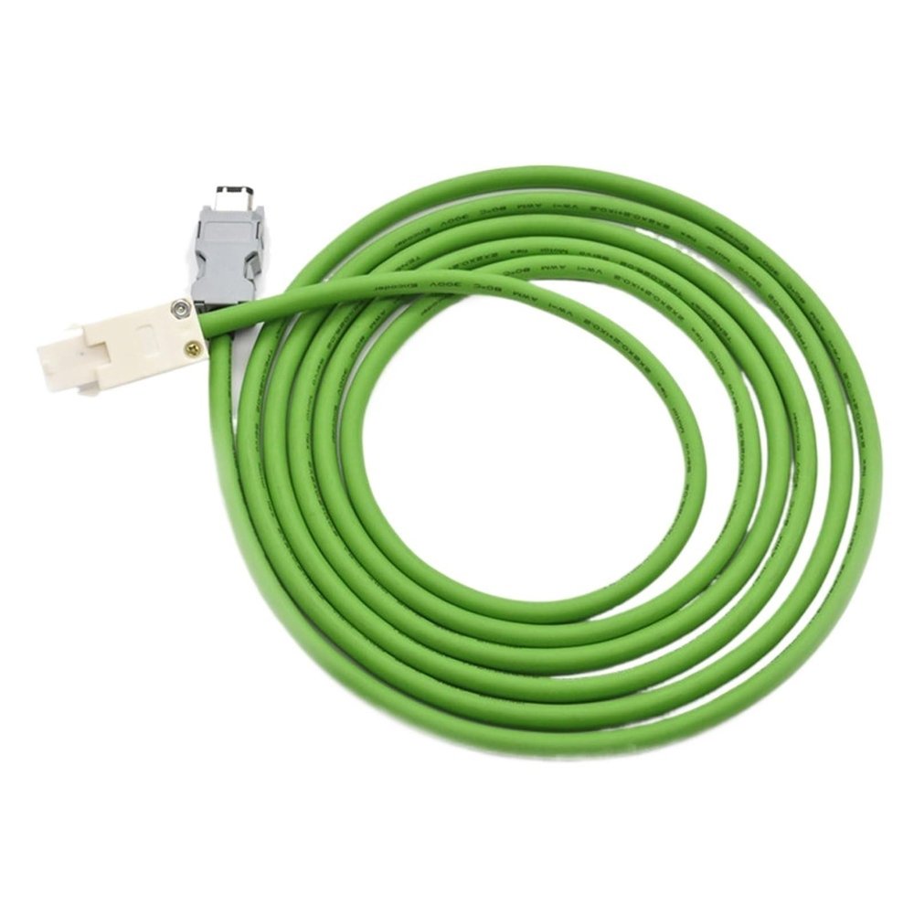 A6 Servo Motor Encoder Cable High Flexible Cable MFECA0050EAD 0100 Encoder Cable(Color:5M)