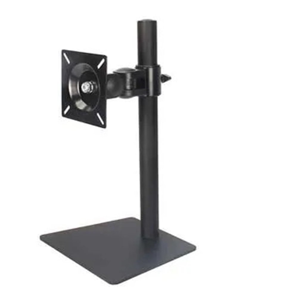 AVXANKTG DL-AOC1 10"-27" 25" Height Adjustable 8kg Metal Base Monitor Desktop Stand Single Screen Stand(Color:Black)