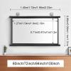 FAFACAI 4:3/16:9 HD 4K Indoor Outdoor Portable Foldable Projector Screen, Wall-Mounted Movies Projection Screen for Home Theater Presentation Conference (60) (100inch) view 2