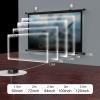 FAFACAI 4:3/16:9 HD 4K Indoor Outdoor Portable Foldable Projector Screen, Wall-Mounted Movies Projection Screen for Home Theater Presentation Conference (60) (100inch) view 3