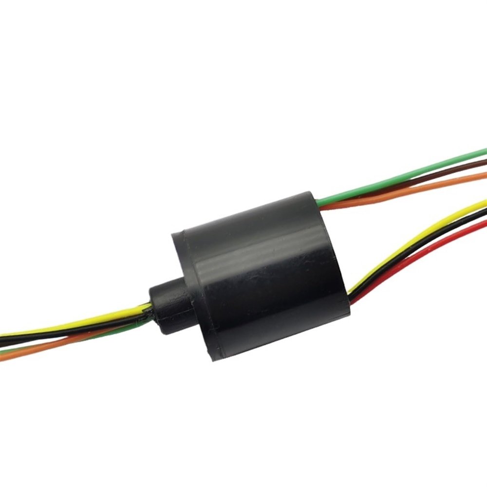 ESXSWYDR SR12.5 Comidox 12.5mm 300rpm Circuits 2A Electrical Slip Ring for Robotic(Size:SR12.5-6circuits)