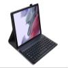 Aidashine Keyboard Case for Samsung Galaxy Tab A7 Lite 8.7" 2021 (SM-T220/T227U) with S Pen Holder, 3 Viewing Angles Folio Leather Cover + Wireless Keyboard Detachable,Black view 1