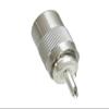 10pcs UHF PL259 Male Screwed Coupling Connector Solder RG5 RG6 5D-FB LMR300 Cable Straight view 2