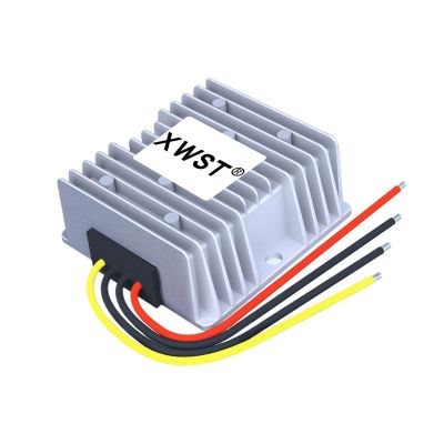 OLDAJNGK DC DC Converter 36V 48V Step Down to 13.8V Voltage Regulator 10A 15A 20A 25A Power Supply Solar Inverter Buck Module(Color:10A Aluminum L)