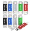 USB C Flash Drive 64GB 10 Pack, Wooolken Type-C Flash Drive + USB 2.0 Thumb Drive OTG Memory Stick Compatible with iPhone 16/15, Android Smartphone/Tablets/Computers view 1