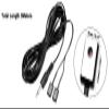 1Pcs IR Infrared Emitter Extension Cable 1.5M/3M Long 45 Degree Emission Angle 3.5mm Jack Single/Dual Head Black Head(Size:Dual Head 3m) view 2
