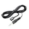 1Pcs IR Infrared Emitter Extension Cable 1.5M/3M Long 45 Degree Emission Angle 3.5mm Jack Single/Dual Head Black Head(Size:Dual Head 3m) view 3