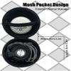 GOGOSINIS Comfortable Kids On-Ear Headphones for School with Soft Sponge Cushions, Adjustable Earhooks, 3.5mm Jack, and Headphones for Kids with Case - Perfect for Tablets and Computers (Black-Silver) view 2
