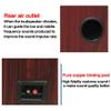 80W 8 Inch High Medium and Low Three-Way Frequency Bookshelf HiFi Speaker Wooden Passive Floor Front Speaker view 3