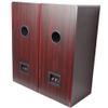 80W 8 Inch High Medium and Low Three-Way Frequency Bookshelf HiFi Speaker Wooden Passive Floor Front Speaker view 4