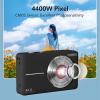 1080P High-Definition Digital Camera 44 Million Photos 16x Digital Zoom Camera Anti-Shake Proof Home Camera (Black) KEMTAT (Color : Mint Green) (Black) view 4