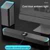 Desktop Computer Speaker 4D Stereo Super Bass Subwoofer Speakers 3.5mm Wired Soundbox USB Powered Speaker view 3