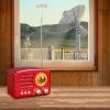 Classical Retro FM AM Desktop Radio Receiver Rechargeable Portable MP3 Radios Stereo 3W Speaker (Color : E, Size : 130 * 70 * 90mm) (D 130 * 70 * 90mm) view 4