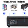 20W Portable Speakers TV Rechargeable Speakers with Remote Control for PC Surround Bar view 3