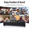 20W Portable Speakers TV Rechargeable Speakers with Remote Control for PC Surround Bar view 4