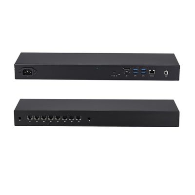 QOTOM 1U Rack Home Serve Router Q1052GE i5-8260U 1.6GHz AES-NI Firewall 8X 2.5G LAN, WIN10, Centos, 24/7(Barebone)