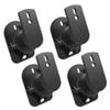 4PCS Speaker Wall Mount Bracket Surround Sound Wall Holder Stand Speaker Wall Mount Surround Sound Bracket (Black) (Color : Black, Size : One Size) (Black One Size) view 1
