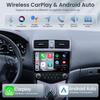 8 Core 4+32G Car Radio Stereo for Honda Accord 7th 2003 2004 2005 2006 2007: 10 inch with CarPlay Android Auto 5G WiFi Bluetooth GPS SWC Mirror Link Split-Screen DSP FM/RDS view 2