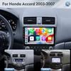 8 Core 4+32G Car Radio Stereo for Honda Accord 7th 2003 2004 2005 2006 2007: 10 inch with CarPlay Android Auto 5G WiFi Bluetooth GPS SWC Mirror Link Split-Screen DSP FM/RDS view 4