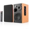80W Bookshelf Speaker 2.0 HiFi Speaker Sound System Wood Music Speakers for TV Computer Column Soundbar 4.5Inch USB view 1