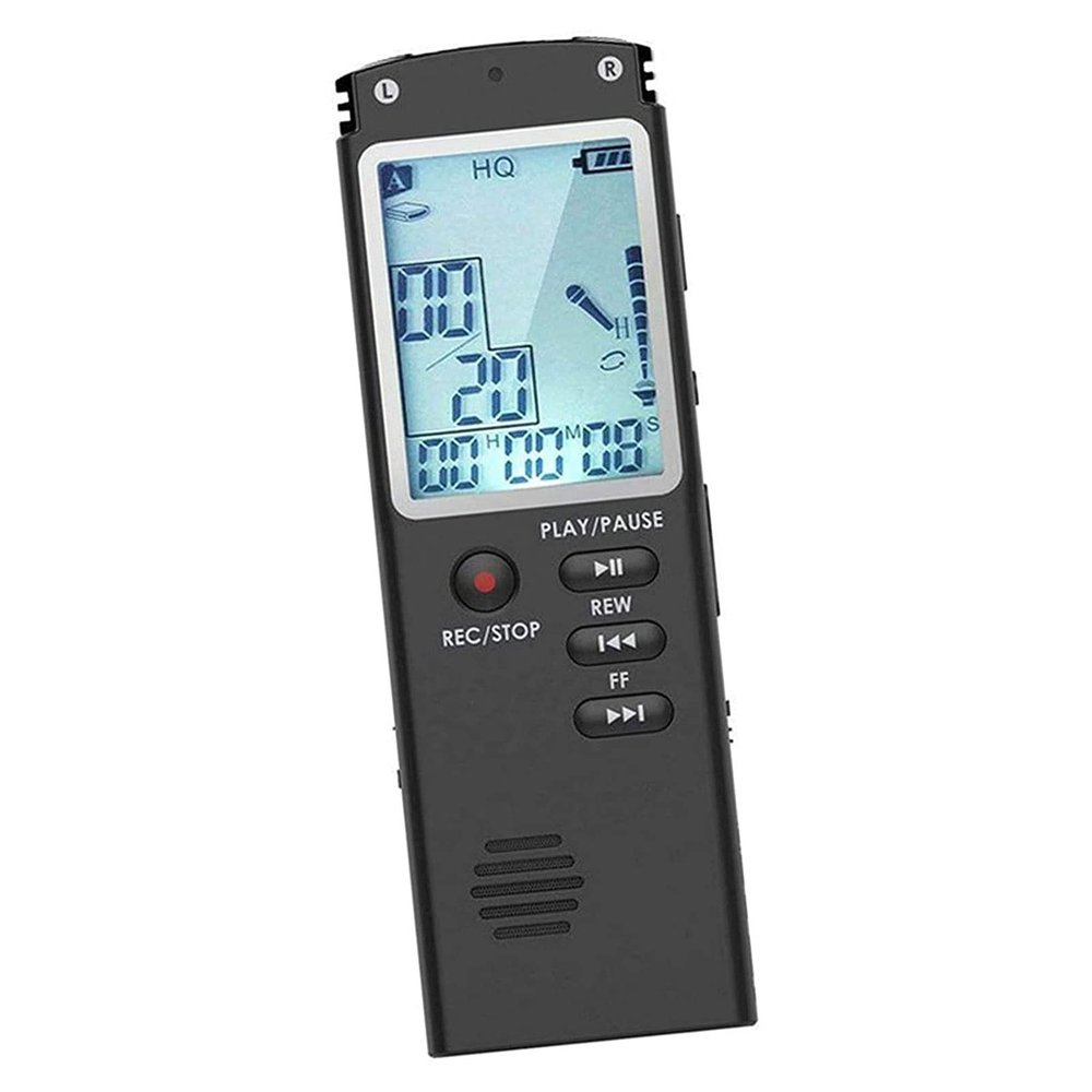 16GB Digital Voice Recorder Voice Activated Recorder with Playback - Tape Recorder for Lectures, Meetings, Interviews, Mini Audio Recorder USB Charge, MP3