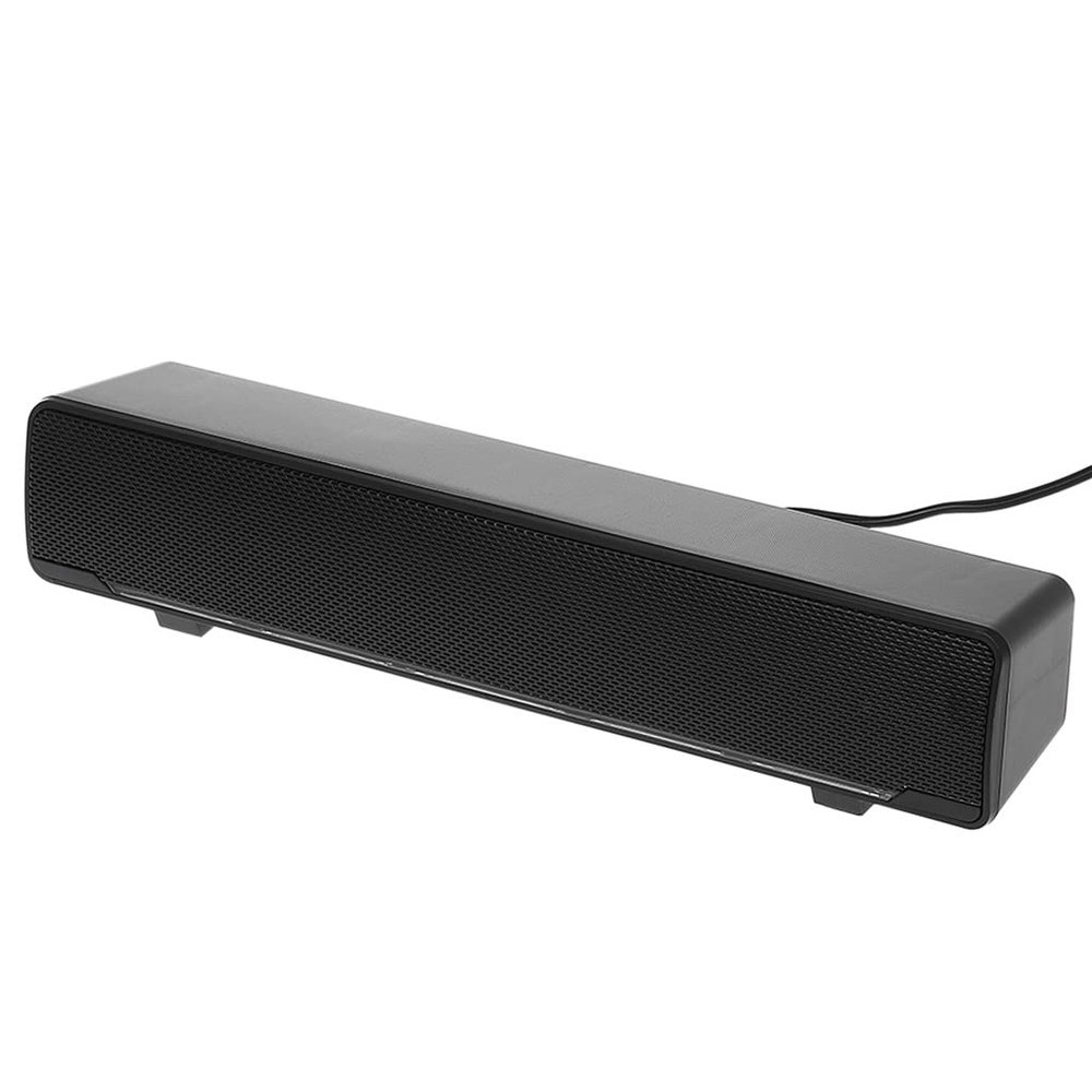 3.5mm Audio + USB Wired Computer Speaker Stereo Subwoofer Powerful Music Player Bass Surround Sound Box for PC Laptop
