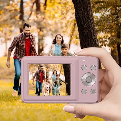 1080P High-Definition Digital Camera 44 Million Photos 16x Digital Zoom Camera Anti-Shake Proof Home Camera (Black) KEMTAT (Color : Mint Green) (Pink)