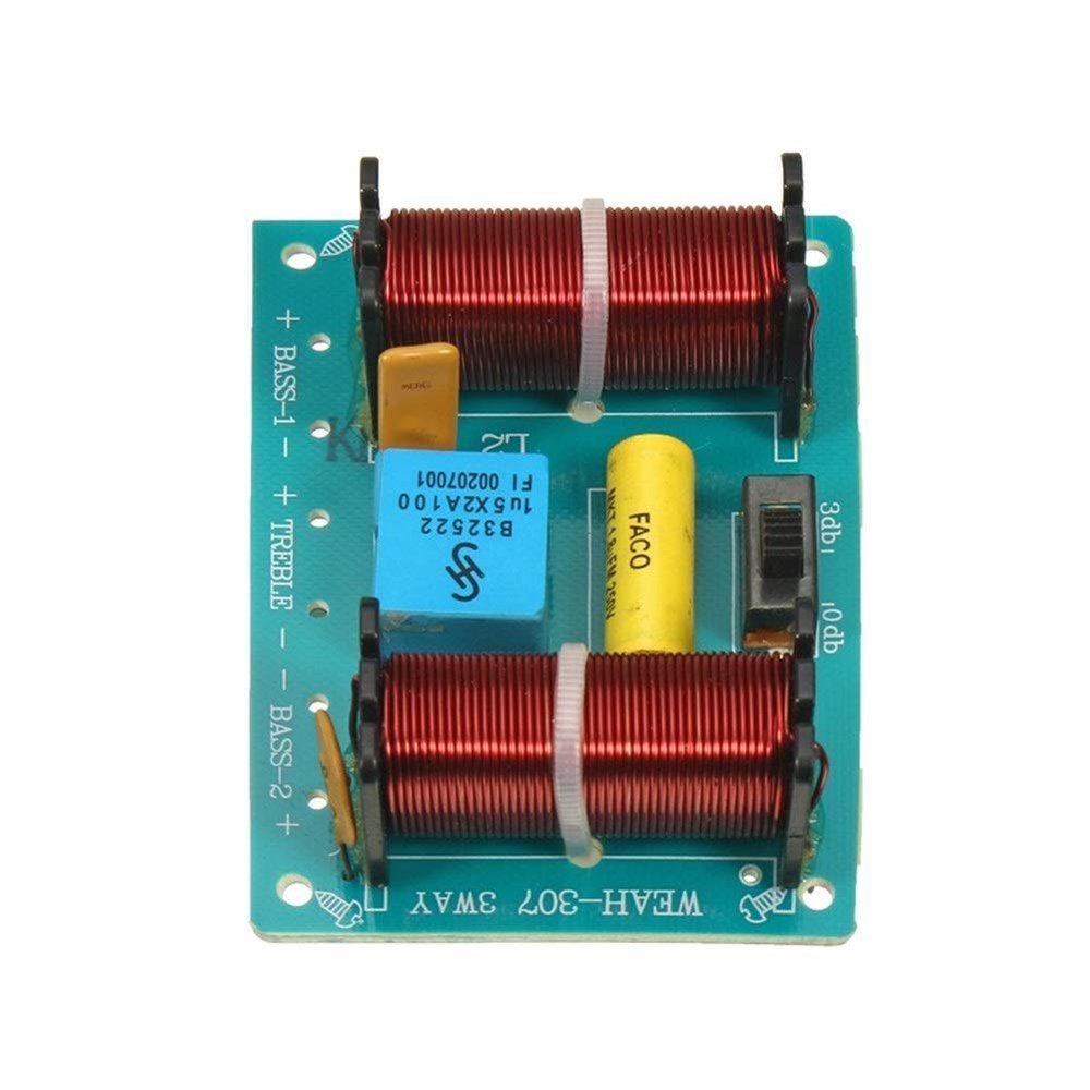 3 Way Audio Can Adjust Output Volume Amplifier Board Speaker 100W Filter Treble Mediant Bass Frequency Divider Module Spot Steuermodul Modules