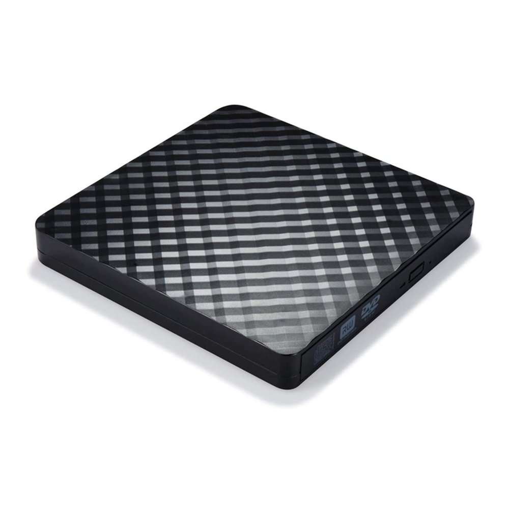 DVD Player External DVD Drive USB 3.0 Portable CD DVD /-RW Optical Drive Burner Writer Laptop Desktop(Black) Mini dv Player
