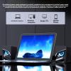 Computer Speakers,USB Powered Gaming Speakers with LED Light,Small Volume Large Sound Effect,Cool Lights,2 Speaker Units,Mini Multimedia Speaker for PC Desktop Lapto Tablet Phone view 4