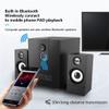2.1 Active Wooden Multimedia Speakers Subwoofer Computer Speakers for Desktop PC Accessories Home Office view 4