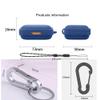 YQGFashbf Compatible with Nothing Ear (a) Case Cover with Keychain Hook Lanyard, Soft Silicone Shockproof Protective Case for Nothing Ear a Earbuds (Black) view 4