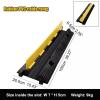 CYHTYM Cable Protector Ramp Cable Protection Ramp Cover, Supports 11000lbs 1-Channel Heavy-Duty Cord Protection W/Flip-Open Top Cover(Size:39.37x10.43x2.55) view 2