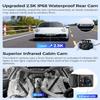 AZDOME M550 Max 4K 3 Channel Dash Cam, Dual STARVIS Sensors, 4K+2.5K+1080P Front and Rear Inside Triple Car Camera, Built-in WiFi GPS, 64GB Card Included, IR Night Vision (M550 Max) view 4