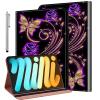 ALILANG Case for iPad mini 7 (A17 Pro) 2024 / iPad mini 6 2021 8.3 inch with Stylus, Ultra-Thin PU Leather Shockproof Folding Stand Cover for iPad mini 7th/6th Generation Case -Purple Butterfly view 1