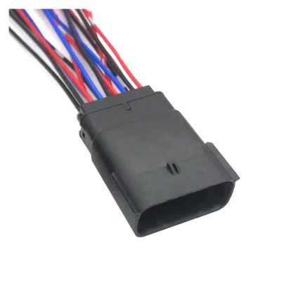 ARETV 16 pin 33472-1601 Internal Hole Front Compatible with Fox Compatible with Mondeo Fiesta car 33472-1740 with Wires(Color:16p Male,Size:1 Set)
