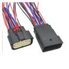 ARETV 16 pin 33472-1601 Internal Hole Front Compatible with Fox Compatible with Mondeo Fiesta car 33472-1740 with Wires(Color:16p Male,Size:1 Set) view 2