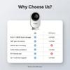 Waggle RV Mini Camera - 1080p HD Wireless Security Camera for RVs  Built-in SD Card (128GB), 2-Way Audio, Night Vision & Motion Detection - Ideal for Indoor Use - WiFi & Subscription Required view 4